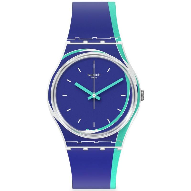 Unisex Swatch Blue Shore Originals Watch GW217
